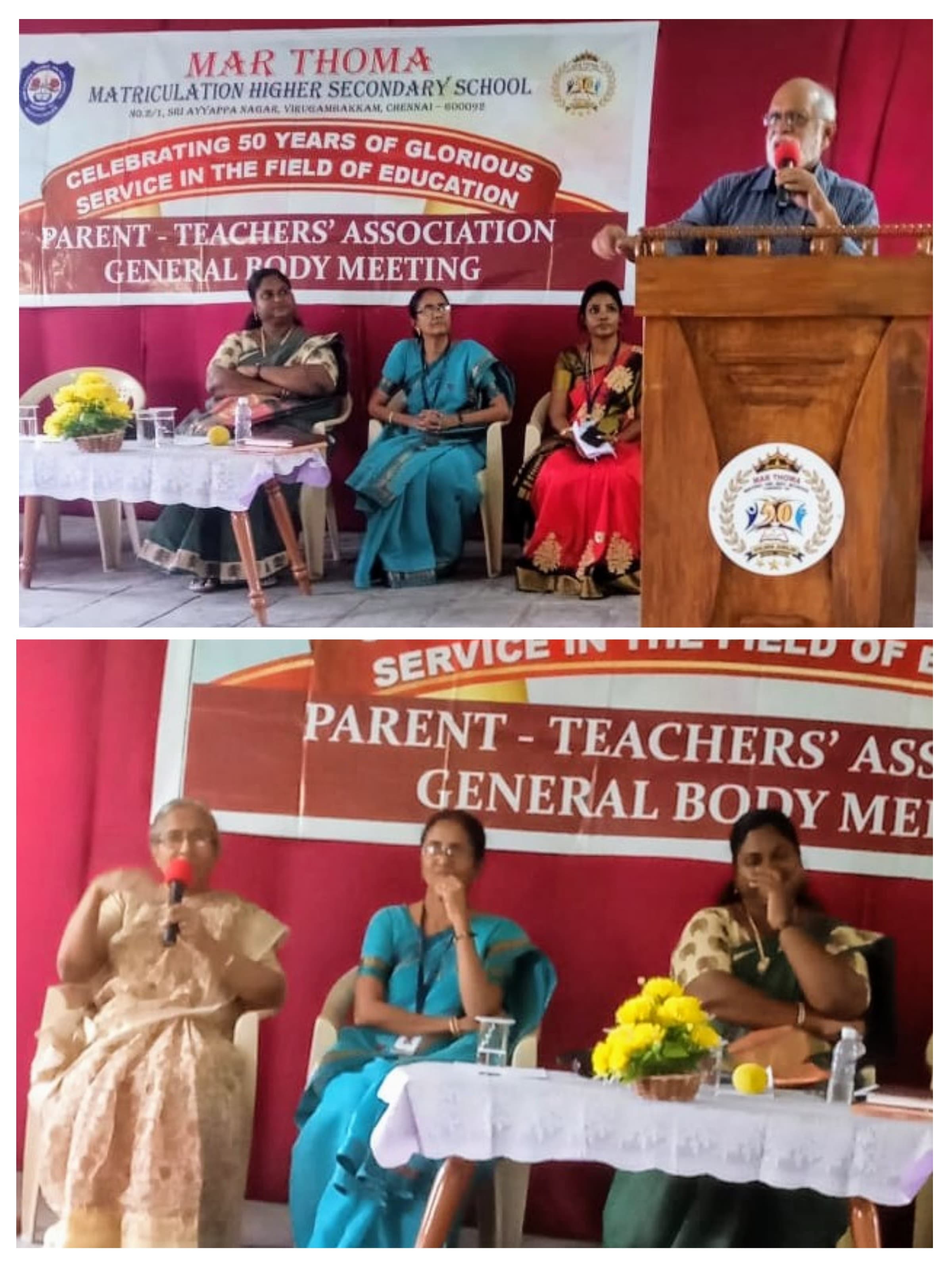 Mar Thoma Students Group Discussion in Library