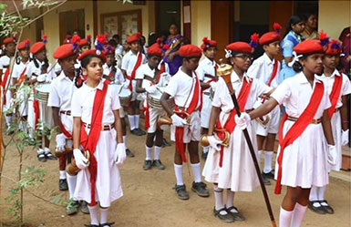 Mar Thoma Students Group Discussion in Library