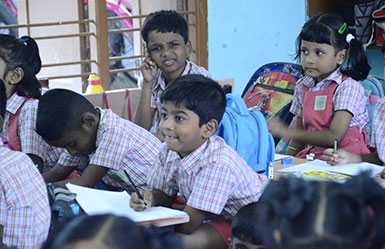 Mar Thoma Students Group Discussion in Library