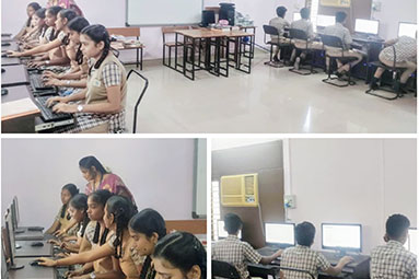 Mar Thoma Students Group Discussion in Library